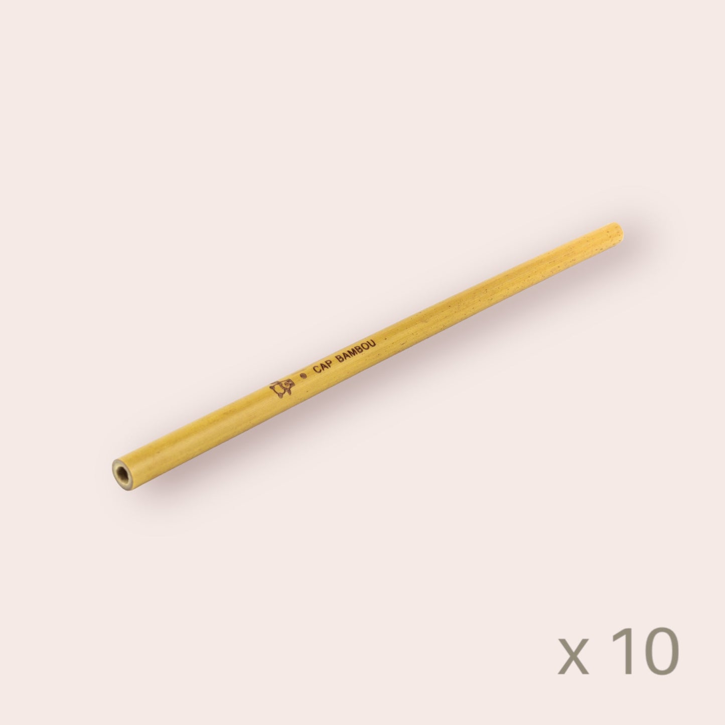 Cap Bambou -- Pailles en bambou 13cm Vrac x 10