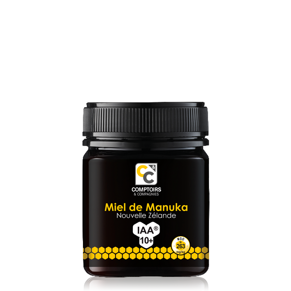 Comptoirs & Compagnies -- Miel de manuka iaa10+ (mgo 263) (origine Nouvelle zélande) - 250 g